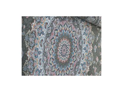 تصویر فرش پاتریس طرح الماس رنگ طوسی 1500 شانه